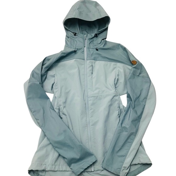 Fjallraven Women's Abisko Midsummer Jacket Light Blue Medium - Picture 3 of 12
